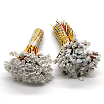 100 Пар разъемов Micro JST 1.25 с 3-контактными штекерами для мужчин и женщин с проводами-кабелями