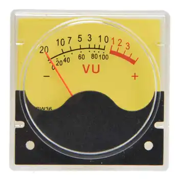 1шт TS-R36W Тип указателя VU Meter 500uA Высокая точность DB VU Meter Заголовок для бытовых ПК и материалов PMMA