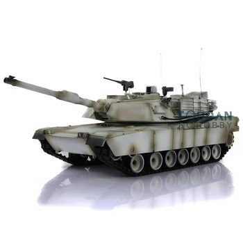 2,4 G HENG LONG 1/16 RC Танк Snow 7,0 Пластиковый M1A2 Abrams RTR 3918 с Отдачей Ствола TH17825-SMT4