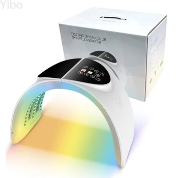 2021 Новейший Отпариватель для лица Nano Mist Spray Инфракрасный Pdt 7 Цветов Светодиодный Светильник Pdt Beauty Therapy Beauty Machine для Использования
