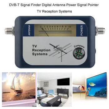 2023 DVB-T Finder Цифровая Антенна Наземная Телевизионная Антенна Измеритель Мощности сигнала Указатель Систем телевизионного Приема С Компасом