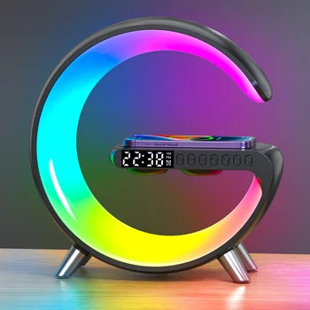 2023 Новый RGB Умный будильник Ночник WiFi Wake Up Light Восход/Закат солнца с Alexa Google Home Настольный Bluetooth динамик