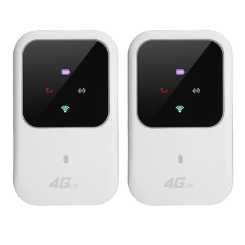 2X Портативный 4G LTE WIFI-маршрутизатор 150 Мбит/с, мобильная широкополосная точка доступа, SIM-карта, разблокированный Wifi-модем, беспроводной маршрутизатор 2.4G