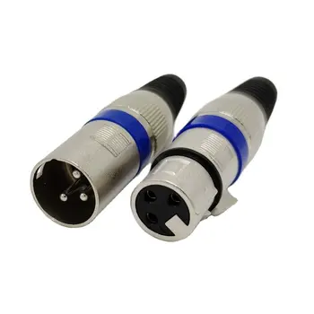 3-контактный разъем XLR, женский-штекерный Разъем для микрофона, 6,5 мм, адаптер для микрофона Cale, 10 шт.