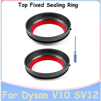 3 шт. для пылесоса Dyson V10 SV12, верхнее фиксированное уплотнительное кольцо, Сменная насадка для пылесборника