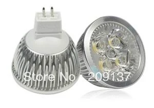 30x Dimmable MR16 4W Высокомощная светодиодная лампа, Прожектор, светильник, Светодиодное освещение 600lm Хорошего Качества