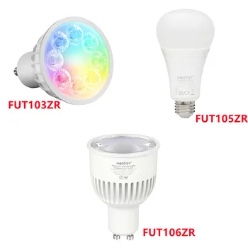 4 Вт 6 Вт 12 Вт GU10/E27 RGB + CCT светодиодный Прожектор Smart LED Light FUT103ZR/FUT105ZR/FUT106ZR Zigbee 3,0 + 2,4 Г RF Пульт Дистанционного Управления