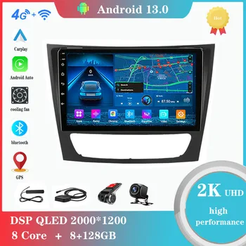 Android 12,0 Для Mercedes Benz Clase E W211 E200 E220 E300 E350 E240 CLS 2002-2010 Мультимедийный Плеер Авто Радио GPS Carplay 4G