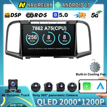 Android 13 Авто Для Toyota Venza 2008-2016 Автомобильный Радиоприемник Carplay Мультимедийный Видеоплеер Навигация Стерео GPS 360 Камера WIFI + 4G
