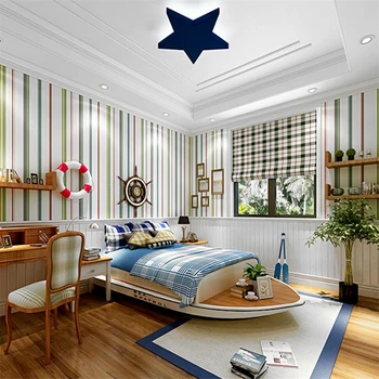 beibehang papel de parede. рулон обоев в небесно-голубую и белую полоску, домашний декор, фоновая стена для гостиной, спальни, кухни