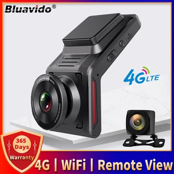Bluavido 4G Mini Dash Cam Поддержка GPS-слежения В режиме реального времени Удаленный мониторинг с двумя камерами видеозаписи FHD 1080P Точка доступа Wi-Fi