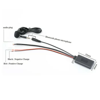Bluetooth 5,0 Беспроводной вход AUX аудиокабель Микрофон Адаптер для бесплатного вызова 12V 8Pin для Benz Smart Fortwo 450 Вспомогательное радио MP3