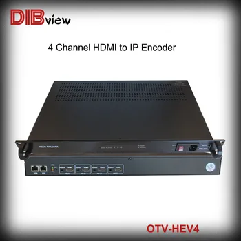 Dibview 4-Канальный IPTV-канал обеспечивает потоковую передачу мультимедийных данных по сети, совместимой С HDMI, от HD До IP SRT, HLS, RTMPS, RTSP, UDP, Одноадресный, многоадресный кодер H264