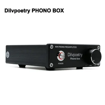 Dilvpoetry PHONO BOX Mini HiFi DAC AMP Усилитель Аудио Фоно Проигрыватель Предусилитель для Виниловых Пластинок Phono