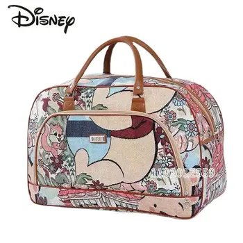 Disney Winnie Bear 2023 Новая Женская Дорожная сумка Роскошного бренда, Женская Портативная дорожная сумка Большой емкости, Высококачественная сумка-тоут