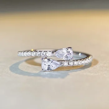 Huitan, горячее предложение, яркое циркониевое кольцо на палец, женские аксессуары для церемонии помолвки, модные изысканные украшения для свадьбы