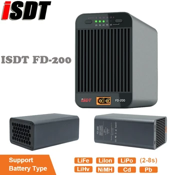 ISDT FD-200 200 Вт 25A Поддержка 2-8 S Lipo Батарея Беспроводное Приложение Управление Разрядник Для Радиоуправляемого Дрона Автомобиль Грузовик Багги Игрушки Часть