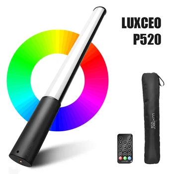 LUXCEO P520 RGB Видеосветильник с дистанционным управлением Barndoors 36 Вт 2600 мАч Ручной ламповый светильник для фотосъемки