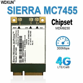 MC7455 LTE 4G карта Mini PCI-E FDD-LTE TDD-LTE 4G Модуль Cat6 Сетевая карта для ноутбука