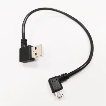 NCHTEK USB 2.0 A мужской левый угол 90 градусов до Микро левого угла M Кабель/шнурок 20 см/1ШТ