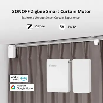SONOFF Zigbee Smart Curtain Motor Switch eWeLink APP Google Home Alexa Автоматизация голосового управления Простота установки Google Home ZB