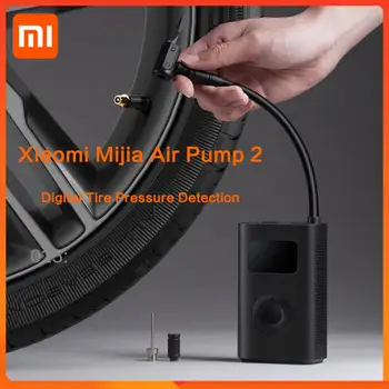 Xiaomi Mijia Air Pump 2 Портативный Электрический Надувной Цифровой датчик давления в шинах, воздушный компрессор для велосипеда, мотоцикла, автомобиля, футбола