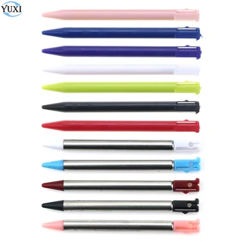 YuXi 10 шт. пластиковая и металлическая выдвижная стилусная сенсорная ручка для Nintend 3DS Game Video Stylus Ручка Игровые аксессуары