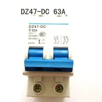 Автоматический выключатель DZ47 2P 250V DC 6A 10A 16A 20A 25A 32A 40A 63A DC 250V MCB 2 Полюса C45