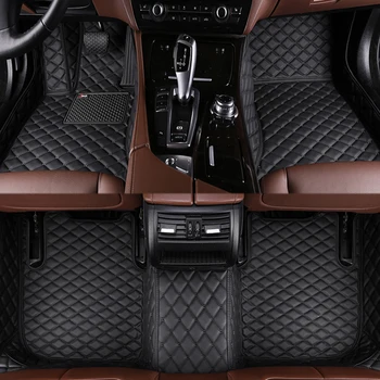 автомобильные коврики из натуральной кожи на заказ для Lexus LX 5 Seat 2016-2020 года Детали интерьера Автомобильные Аксессуары Ковер