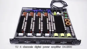 Аудиоусилитель класса D Boardtone Control Bord D4-2500 4 канала 2 Ом усилитель мощности 5000 Вт
