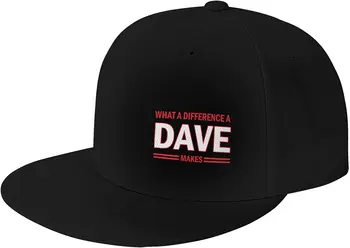 Бейсболки Snapback для Мужчин И Женщин с Плоскими полями What A Dave Makes Hat Забавная Бейсболка с надписью David Hat Регулируемая Бейсболка