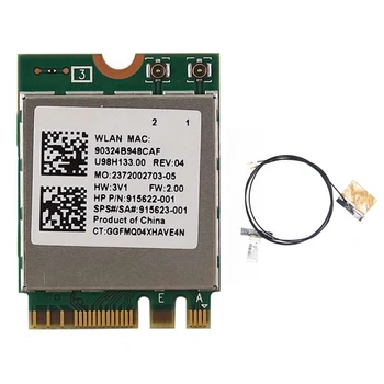 Беспроводная сетевая карта RTL8822BE 802.11AC 2.4G /5GHz WiFi Bluetooth 4.1 NGFF Беспроводной адаптер M.2 WIFI CARD