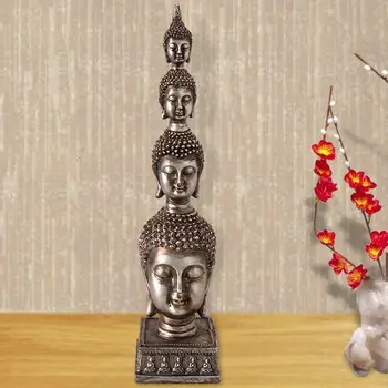 Будда из Таиланда, украшение, Скульптура, украшения на голову Будды, стиль Юго-Восточной Азии, изделия из смолы, домашний декор, рисунок буддизма