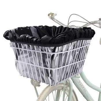 Водонепроницаемая подкладка для велосипедной корзины, Велосипедная корзина, Непромокаемый дождевик, ткань Оксфорд, Подкладка для велосипедной корзины, дождевик, простота установки