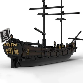 Высокотехнологичные строительные блоки MOC marine cruise ship pirate ketch сборка игрушечной модели здания модульная поделка для детей