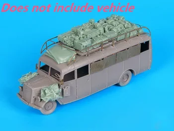 детали комплекта аксессуаров Opel 3.6-47 Omnibus stabwagen из литой смолы в соотношении 1: 72 не окрашены
