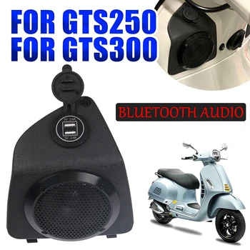 Для PIAGGIO Vespa GTS300 GTS250 GTS 300 250 Аксессуары Для Мотоциклов Bluetooth Аудио Музыкальный Усилитель Звука Динамики USB Зарядное Устройство