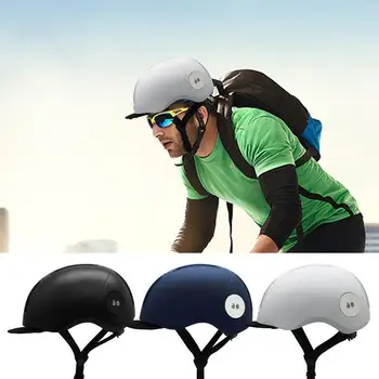 Защита головы для шоссейного велосипеда, мужской мотоциклетный шлем со съемным солнцезащитным козырьком, аксессуары для мотоциклов для городских жителей