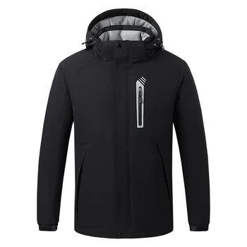 интеллектуальная куртка с подогревом, 8 зон нагрева, USB-зарядка, спорт на открытом воздухе, лыжный костюм, ветрозащитная куртка с кепкой