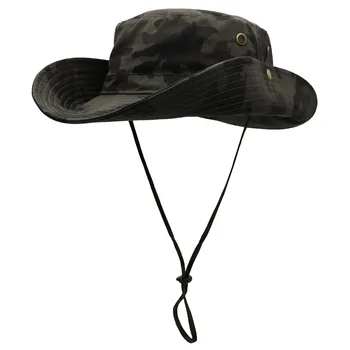 Камуфляжная кепка Boonie Hat, кепки, Камуфляжная мужская кепка для спорта на открытом воздухе, кепка-ведро для рыбалки, пеших прогулок, охотничьих шляп