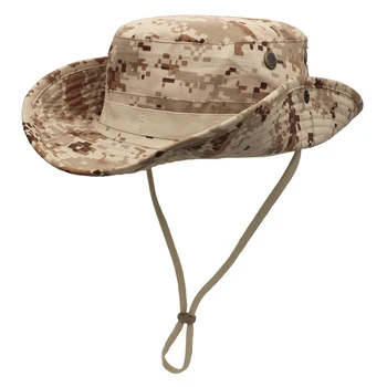 Камуфляжная тактическая солнцезащитная шляпа для мужчин и женщин, панама для рыбалки, Пешего туризма, Складная рыбацкая шляпа, водонепроницаемая панама-ведро