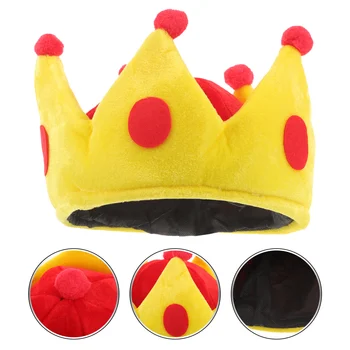 Карнавальная шляпа с короной, вечерняя шляпа с короной, женская шляпа с короной, декоративный головной убор с короной на Хэллоуин