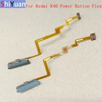 Кнопка питания, гибкий кабель, переключатель управления Для Xiaomi Redmi K40, боковая кнопка питания, гибкий кабель, запчасти для ремонта
