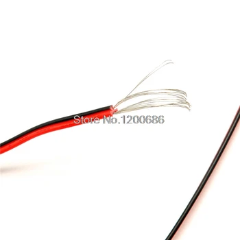 Красный и черный провод 1007 24 # 24AWG провод электронный провод 10 метров