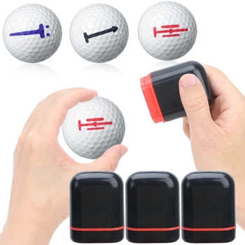 Линейка мячей для гольфа с защитной крышкой, Инструмент для рисования линий Шариками, Водонепроницаемый Быстросохнущий Инструмент для выравнивания линий шариками