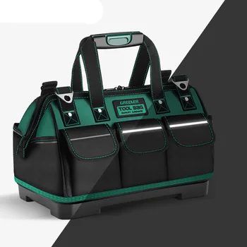 Многофункциональная портативная Оксфордская сумка электрика, износостойкая сумка для инструментов, водонепроницаемые тканевые сумки для мастерской, Рабочие