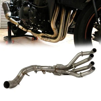 Модифицированный глушитель мотоцикла Z1000 Выхлопная передняя труба для Z1000 12-16, запчасти для мотоциклов, Аксессуары