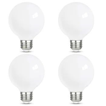 Молочно-Стеклянная Лампа E27 5 Вт Edison LED Лампочка G80 220 В Глобус Шаровая Лампа Нейтральный Свет/Теплый Белый Светодиодный Светильник Туалетный Столик Зеркальная Лампа