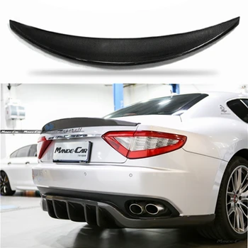 Неокрашенный задний спойлер багажника из углеродного волокна/FRP, кромка крыла, задние крылья автомобиля для Maserati Grantismo Coupe 2D 2008-2010