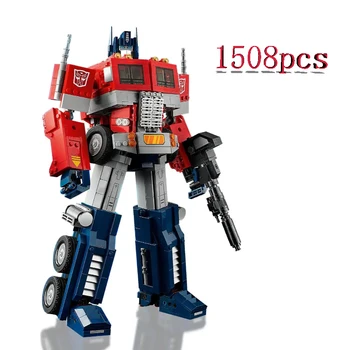 Новый 10302 Optimus Pobot Prime Technical Transformers, Креативный Эксперт, строительный блок, Кирпичи, игрушки, подарок на День рождения для мальчиков и детей